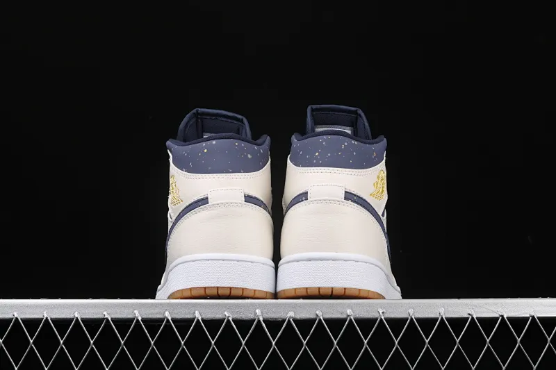 All categories Air Jordan Jordan series basketball shoes Air Jordan 1 Mid Air Jordan 1 Mid AJ1 Joe 1 mid-top raw rubber beige basketball shoes AH6342-104
